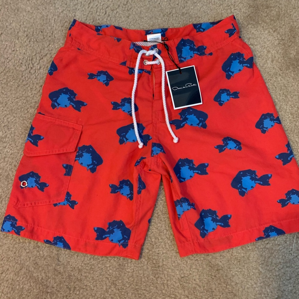 Designer Boys Bathing Suit -Oscar deLa Renta Sz 10